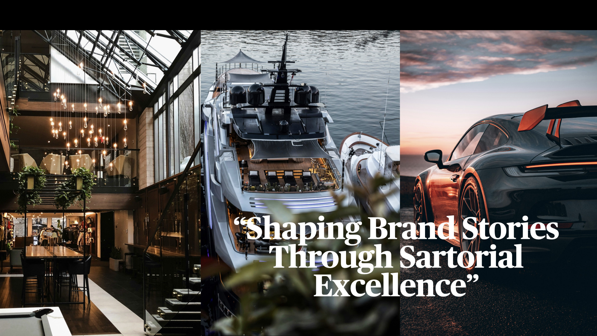 We Shaping Brand Stories Through Sartorial Excellence